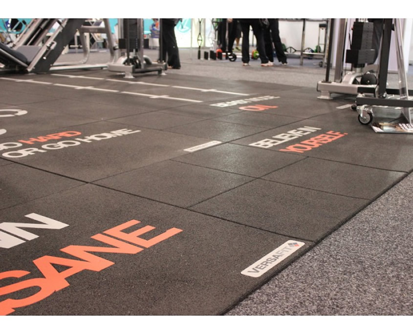 Gym rubber tiles